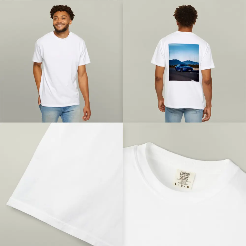 Mercedes AMG GT Blue Coupe Mountain Road – T-Shirts
