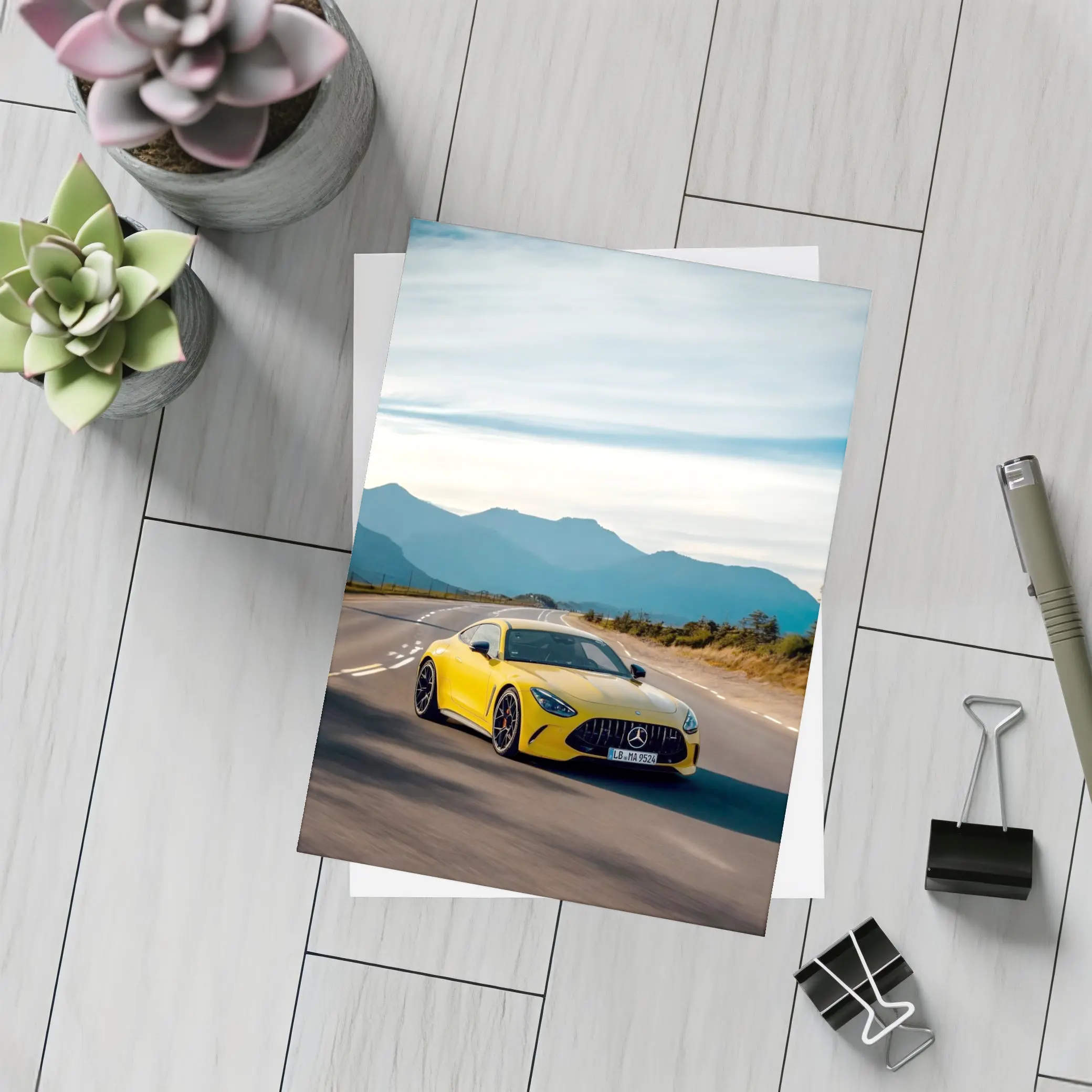 Mercedes AMG GT Yellow Mountain Road Drive – Postcards