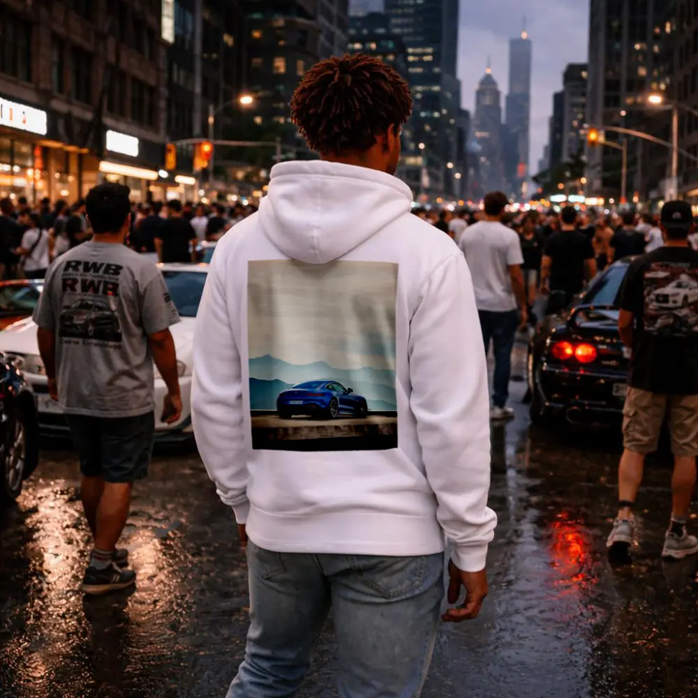 Mercedes AMG GT Blue Mountain Road Drive – Hoodies
