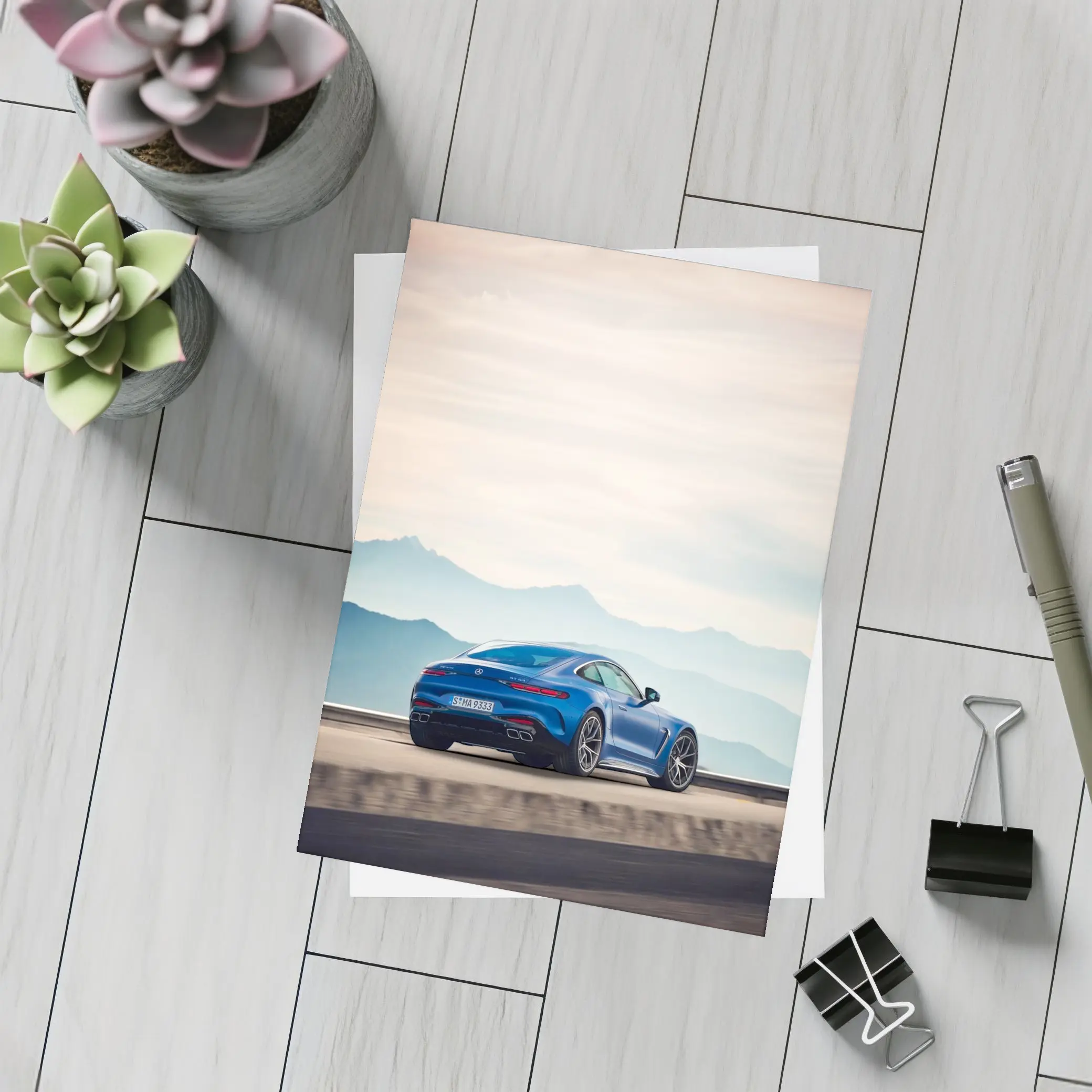 Mercedes AMG GT Blue Mountain Road Drive – Postcards