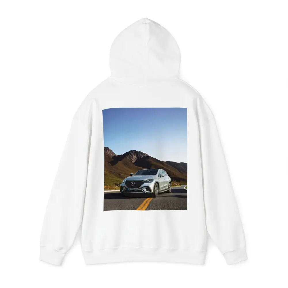Mercedes EQE SUV Mountain Road Silver – Hoodies