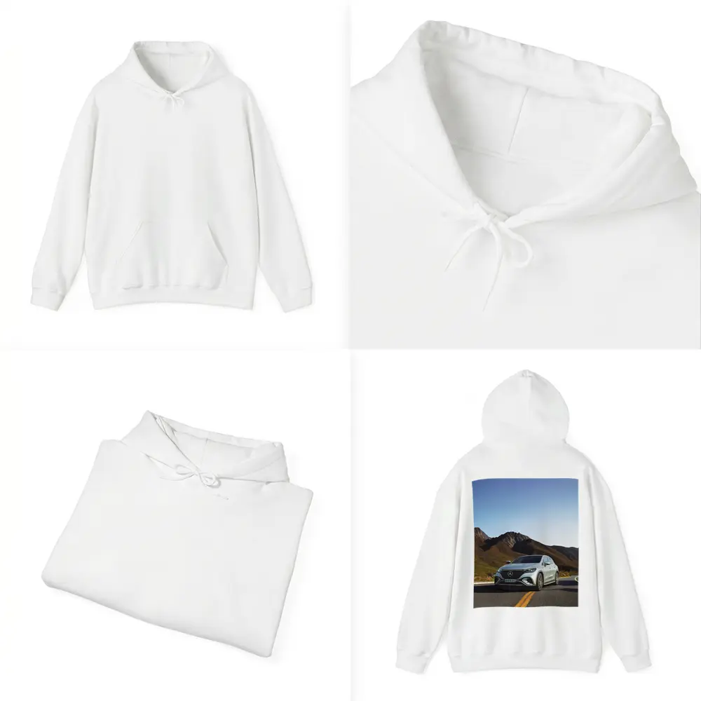 Mercedes EQE SUV Mountain Road Silver – Hoodies