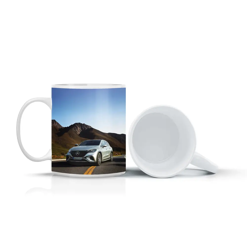 Mercedes EQE SUV Mountain Road Silver – Mugs