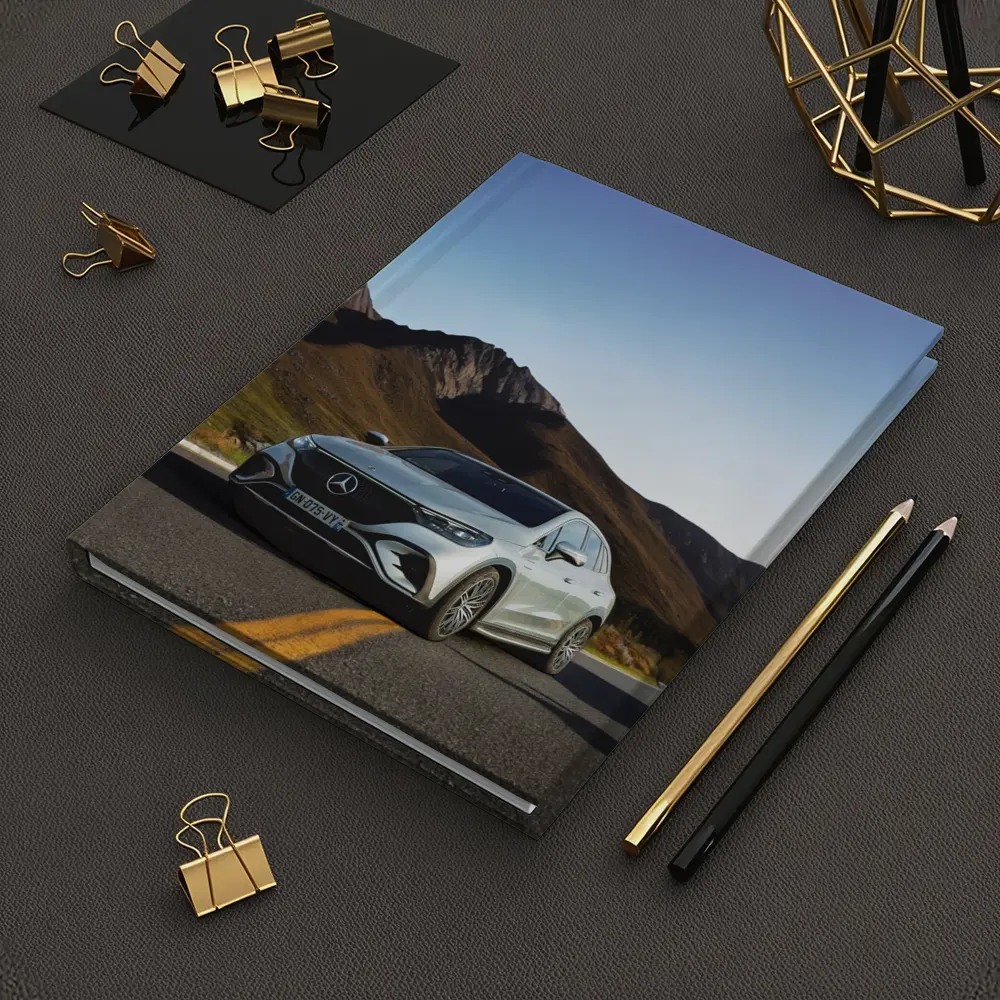 Mercedes EQE SUV Mountain Road Silver – Notebooks
