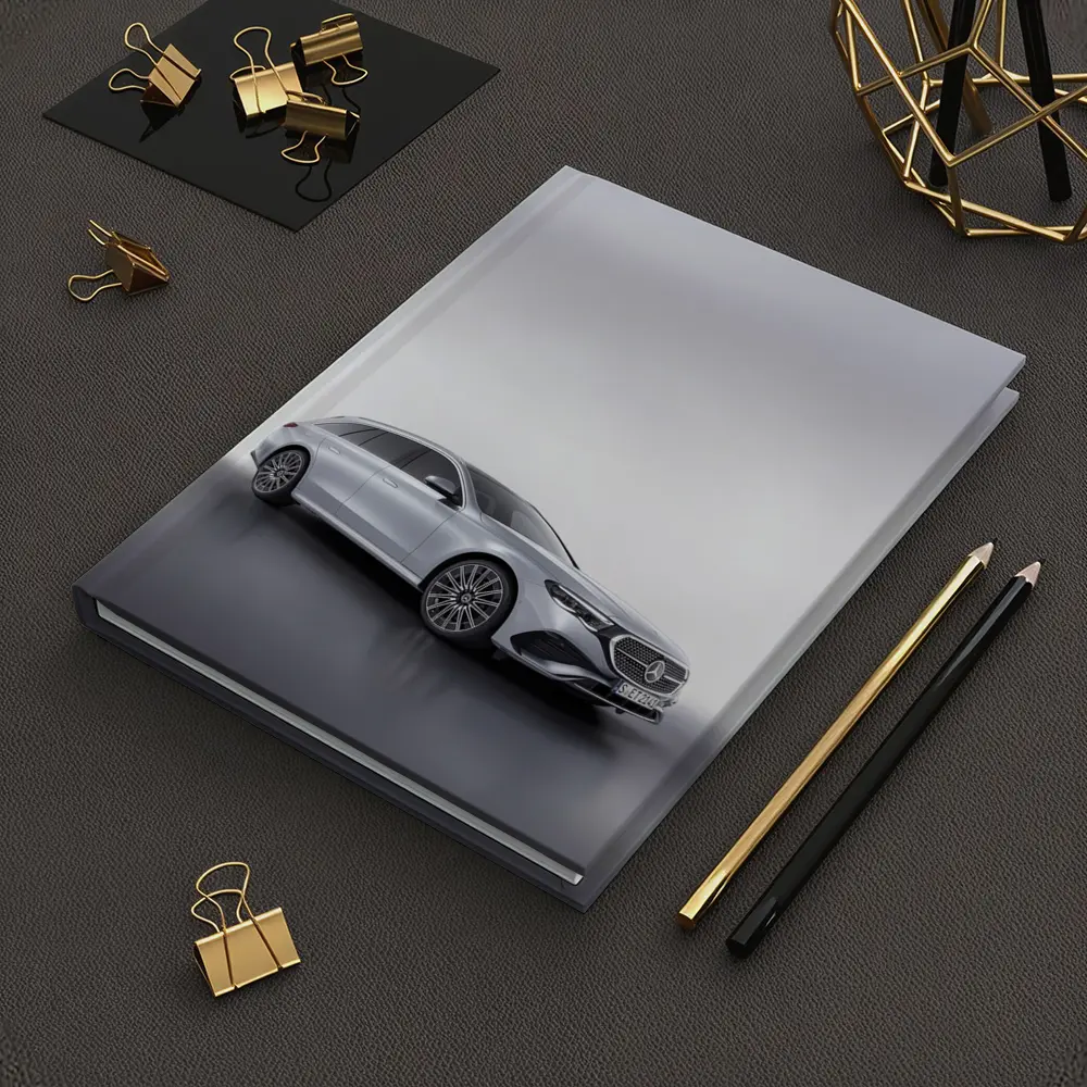 Mercedes E Class Estate Silver Studio Shot – Notebooks