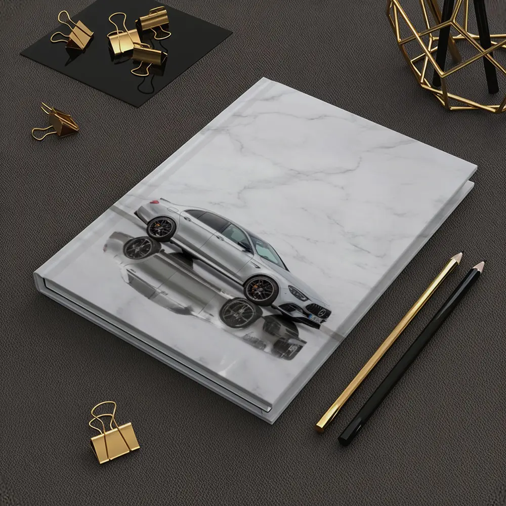 Mercedes AMG E Class Silver Marble Background – Notebooks