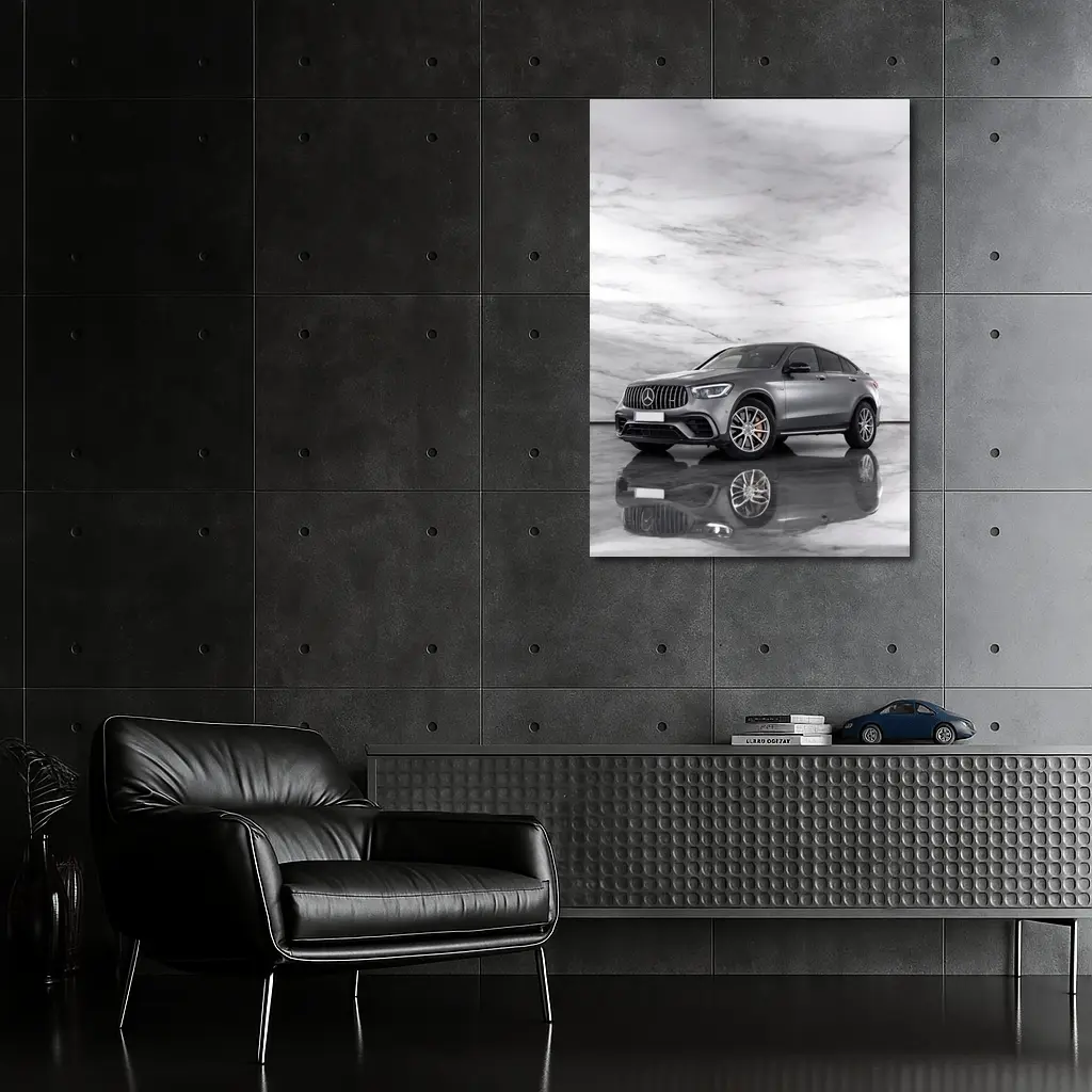 Mercedes AMG GLC Coupe Marble Studio – Wall Art