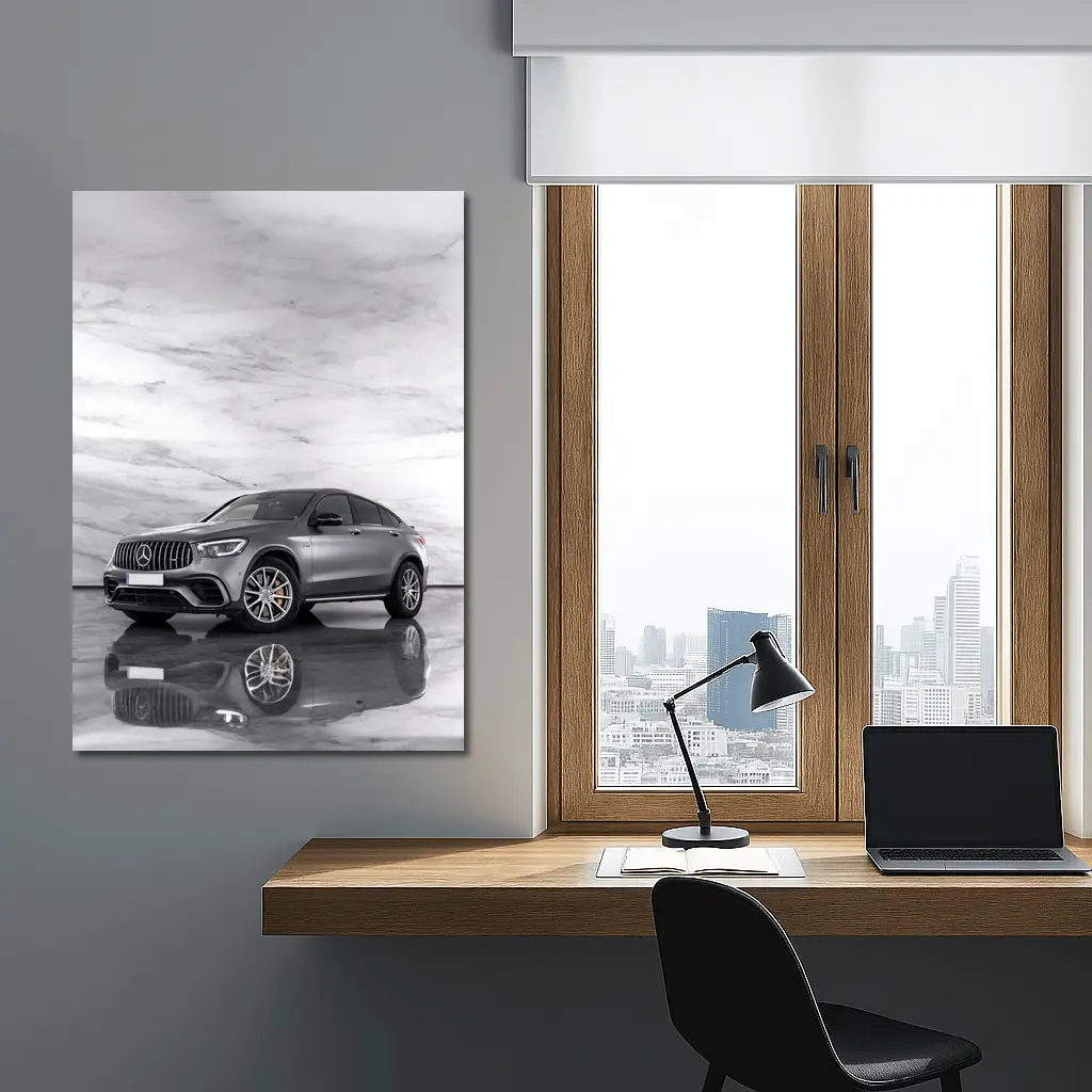 Mercedes AMG GLC Coupe Marble Studio – Wall Art