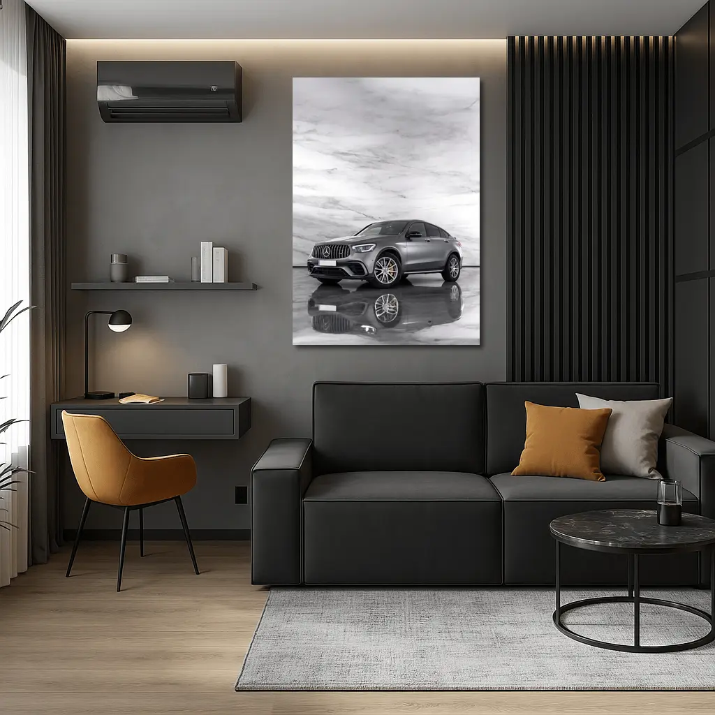 Mercedes AMG GLC Coupe Marble Studio – Wall Art