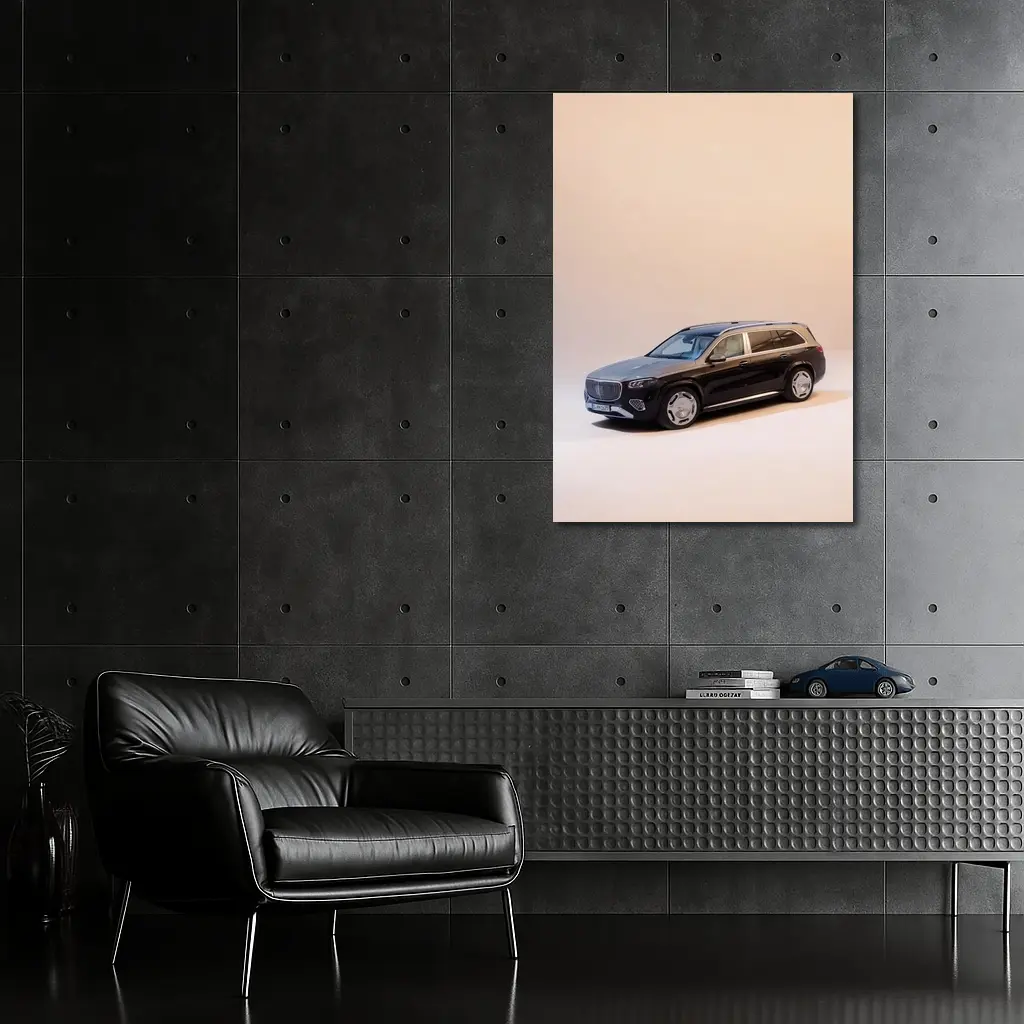 Mercedes Maybach GLS 600 Beige Studio – Wall Art