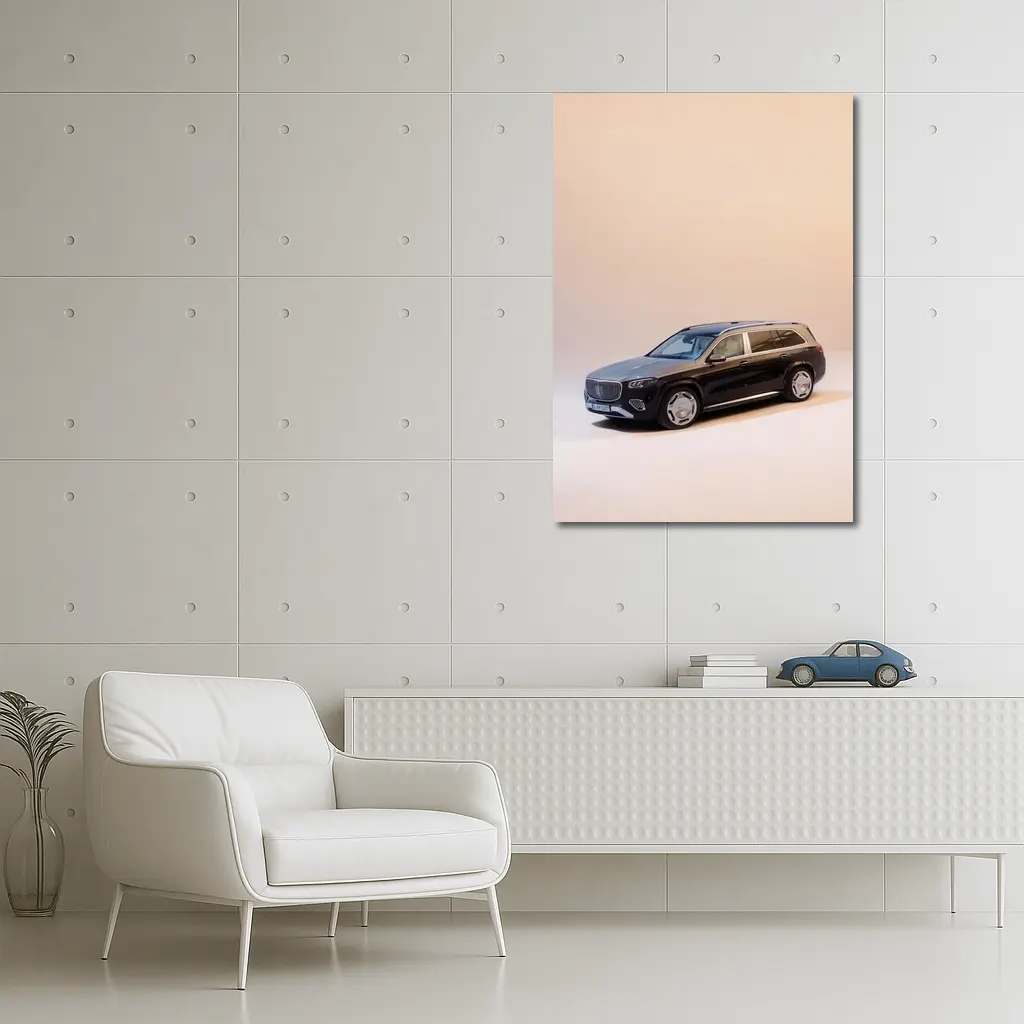 Mercedes Maybach GLS 600 Beige Studio – Wall Art