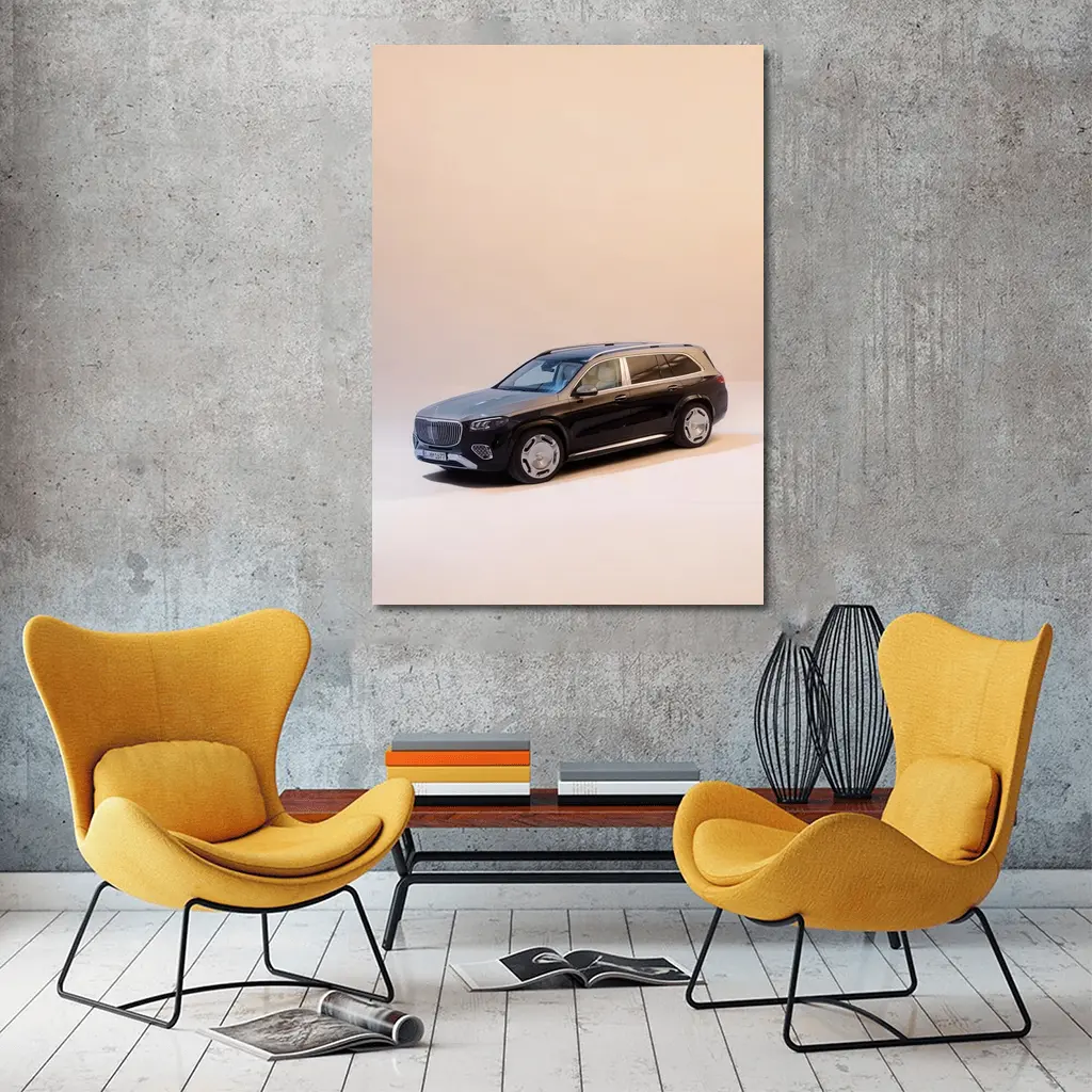 Mercedes Maybach GLS 600 Beige Studio – Wall Art