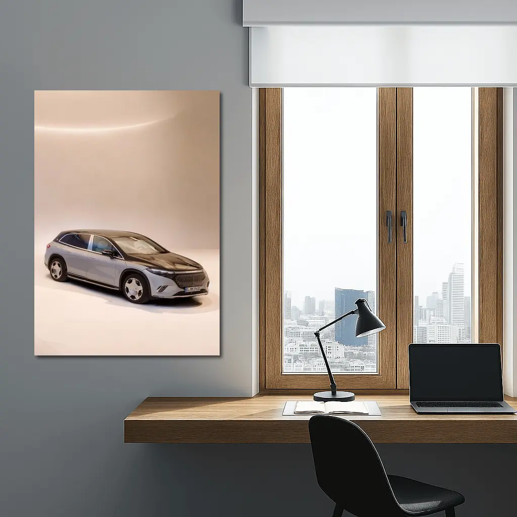 Mercedes Maybach GLS Studio White Background – Wall Art