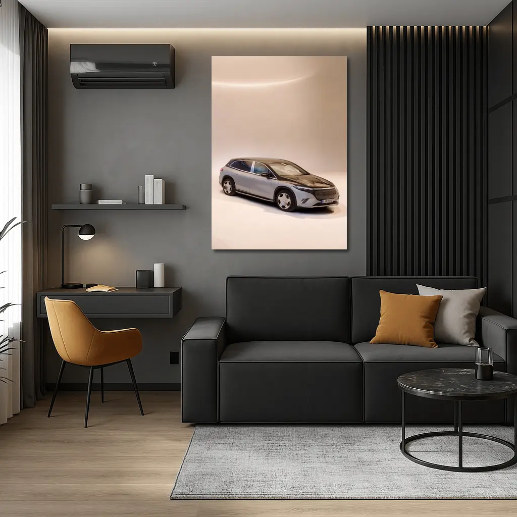 Mercedes Maybach GLS Studio White Background – Wall Art