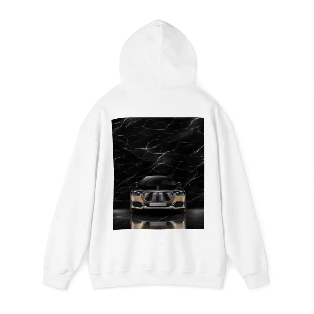 Mercedes Maybach S680 Black Marble Background – Hoodies