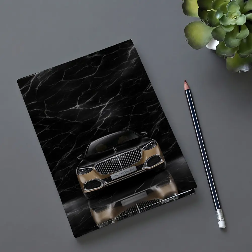 Mercedes Maybach S680 Black Marble Background – Notebooks