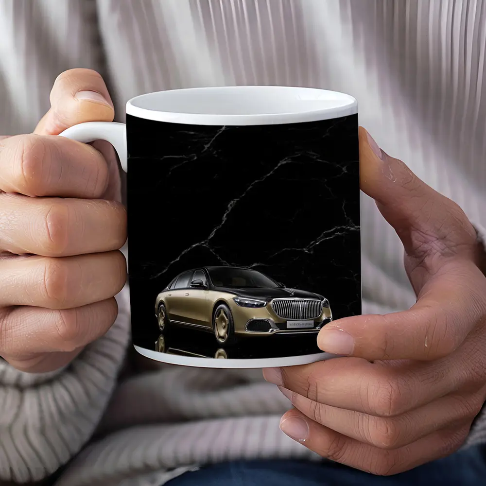 Mercedes Maybach S Class Gold Black Marble – Mugs