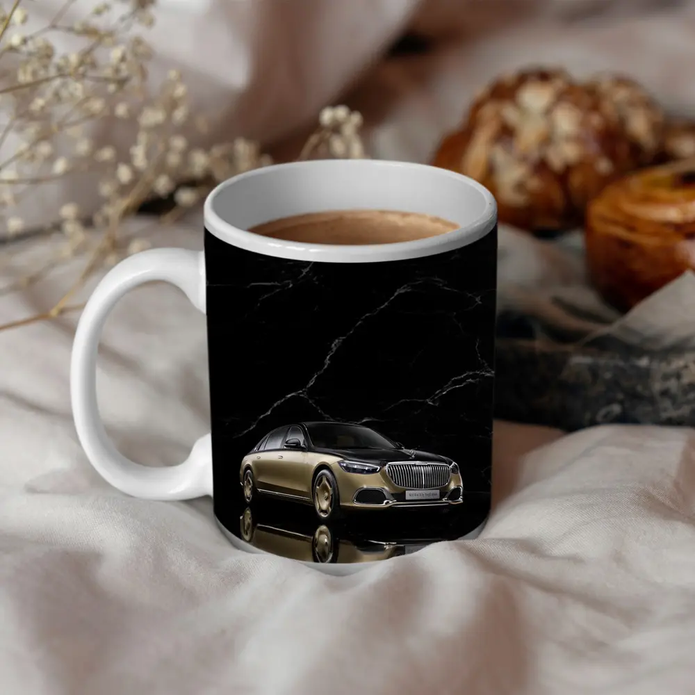 Mercedes Maybach S Class Gold Black Marble – Mugs