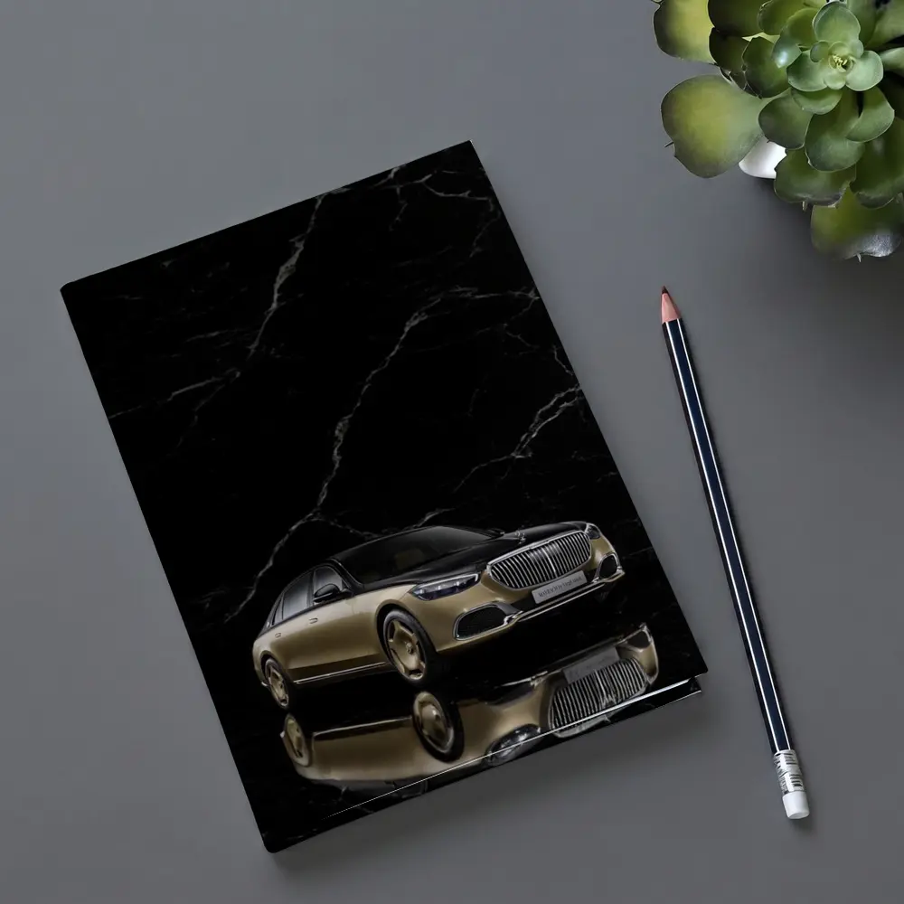 Mercedes Maybach S Class Gold Black Marble – Notebooks