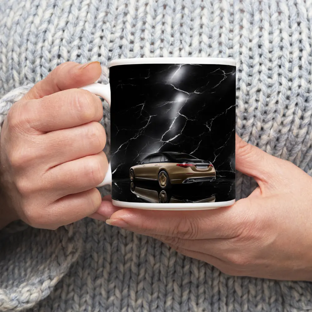 Mercedes Maybach S Class Gold Black Marble – Mugs