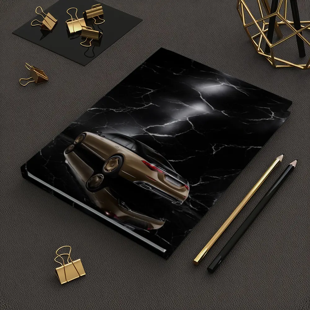 Mercedes Maybach S Class Gold Black Marble – Notebooks