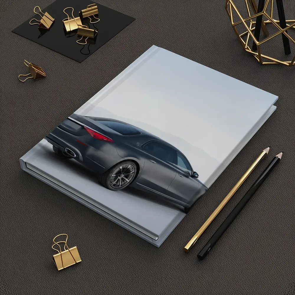 Mercedes S Class Dark Blue Highway Drive – Notebooks