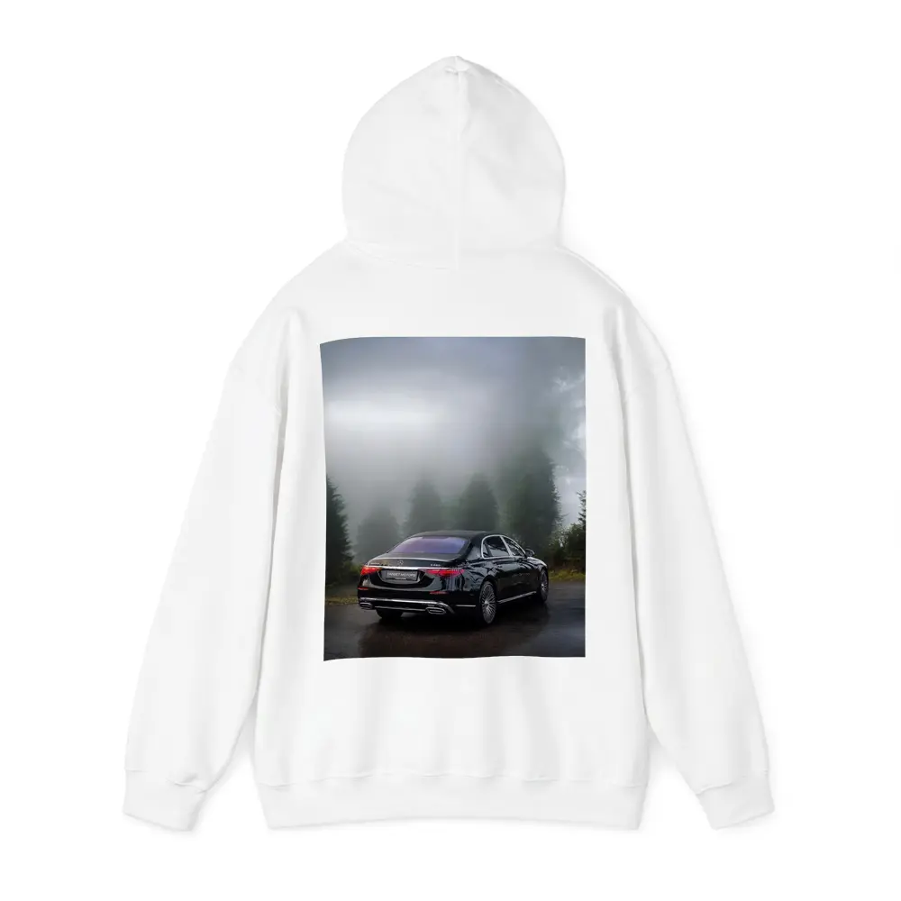 Mercedes Maybach S680 Black Misty Forest Road – Hoodies