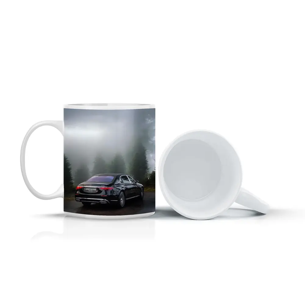 Mercedes Maybach S680 Black Misty Forest Road – Mugs