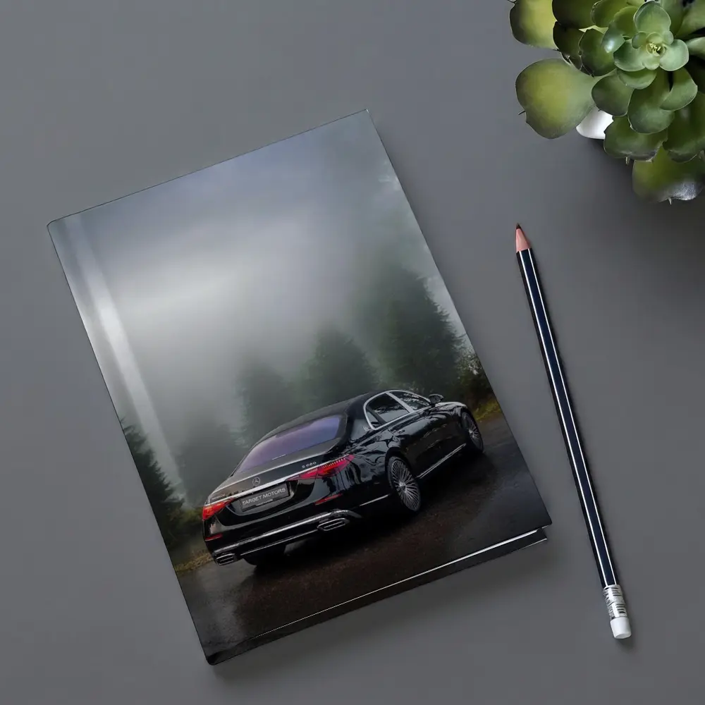 Mercedes Maybach S680 Black Misty Forest Road – Notebooks