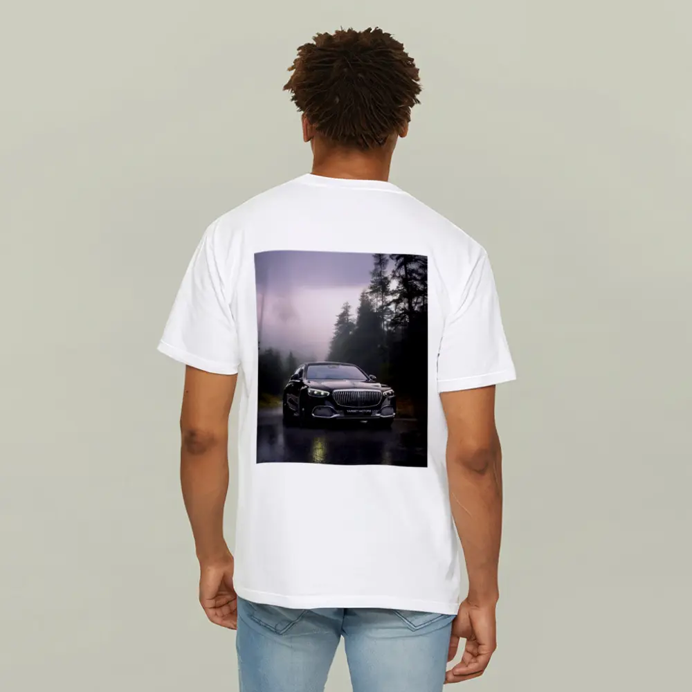 Mercedes Maybach S680 Black Rainy Forest Road – T-Shirts