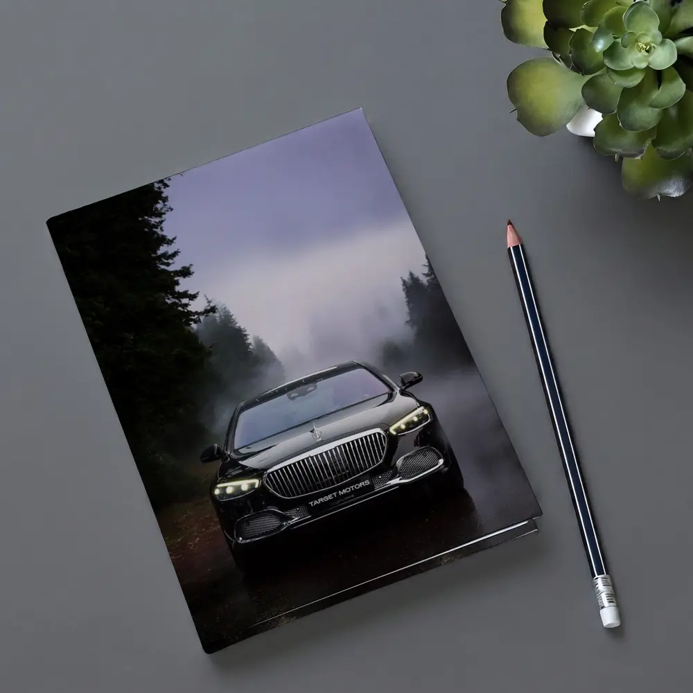 Mercedes Maybach S Class Foggy Mountain Road – Notebooks