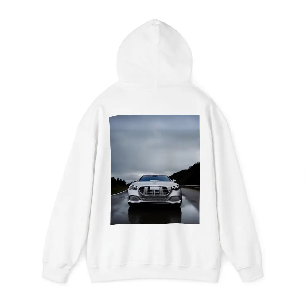 Mercedes Maybach S Class Wet Road Overcast – Hoodies