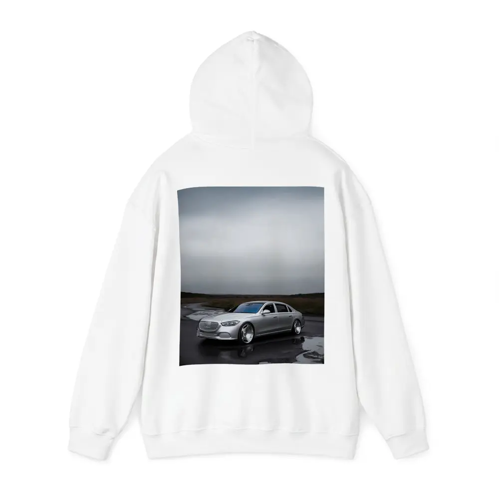 Mercedes Maybach S Class Wet Overcast Road – Hoodies