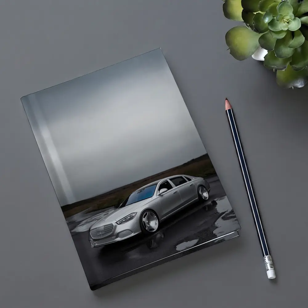 Mercedes Maybach S Class Wet Overcast Road – Notebooks