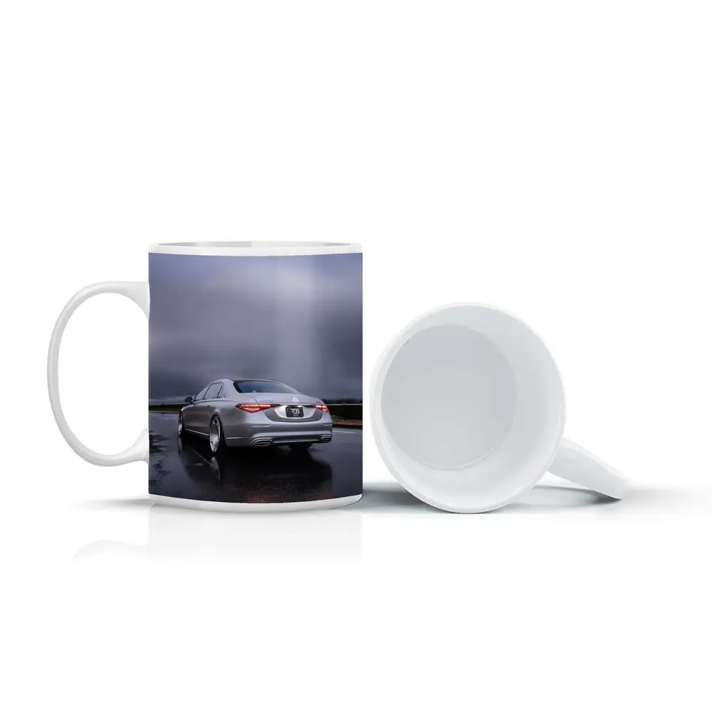 Mercedes Maybach S Class Rainy Wet Road – Mugs