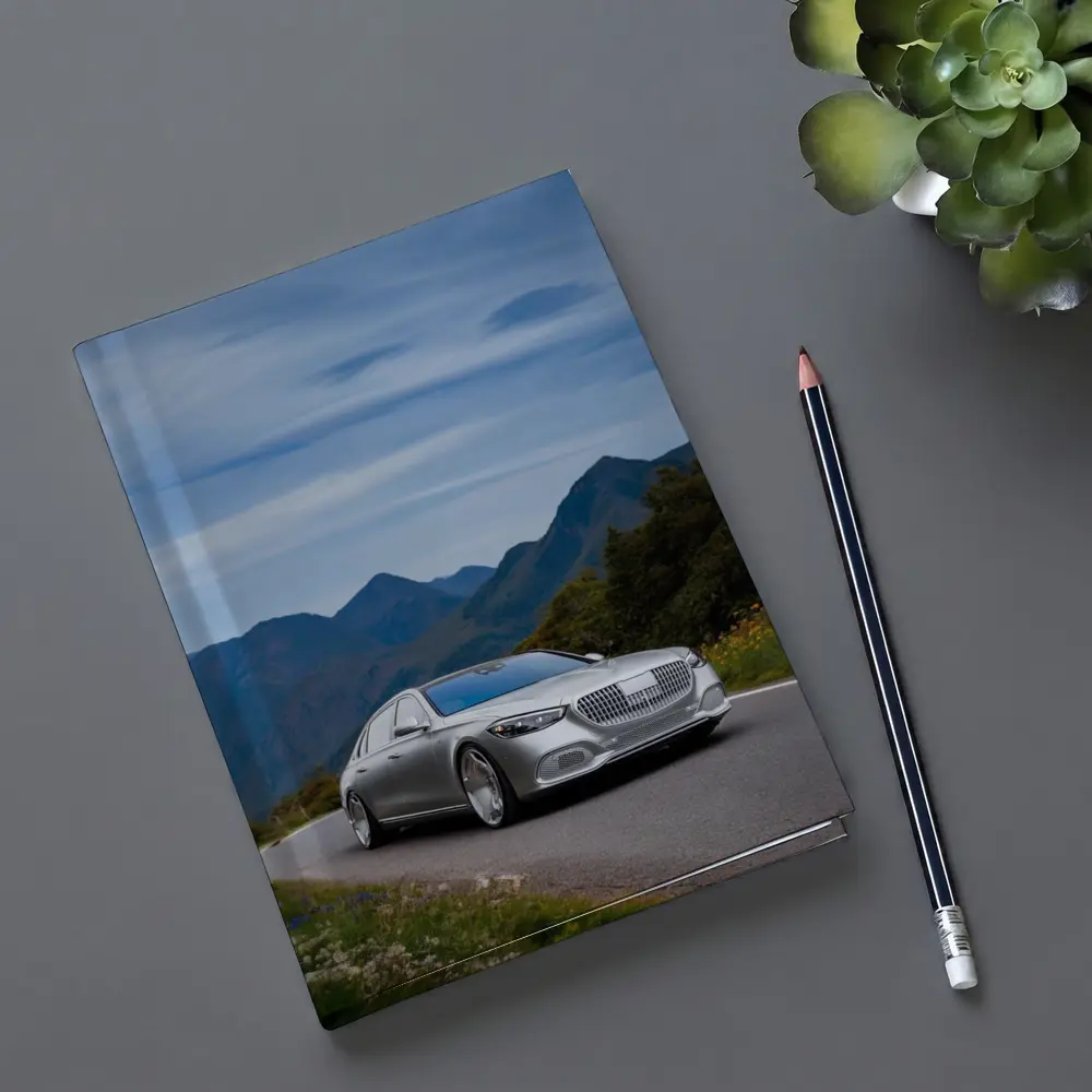 Mercedes Maybach S Class Mountain Road Silver – Notebooks