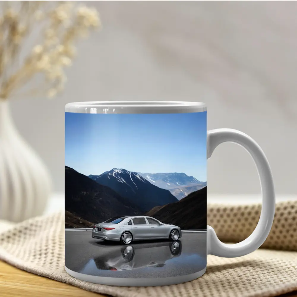 Mercedes Maybach S Class Silver Mountain Road – Mugs