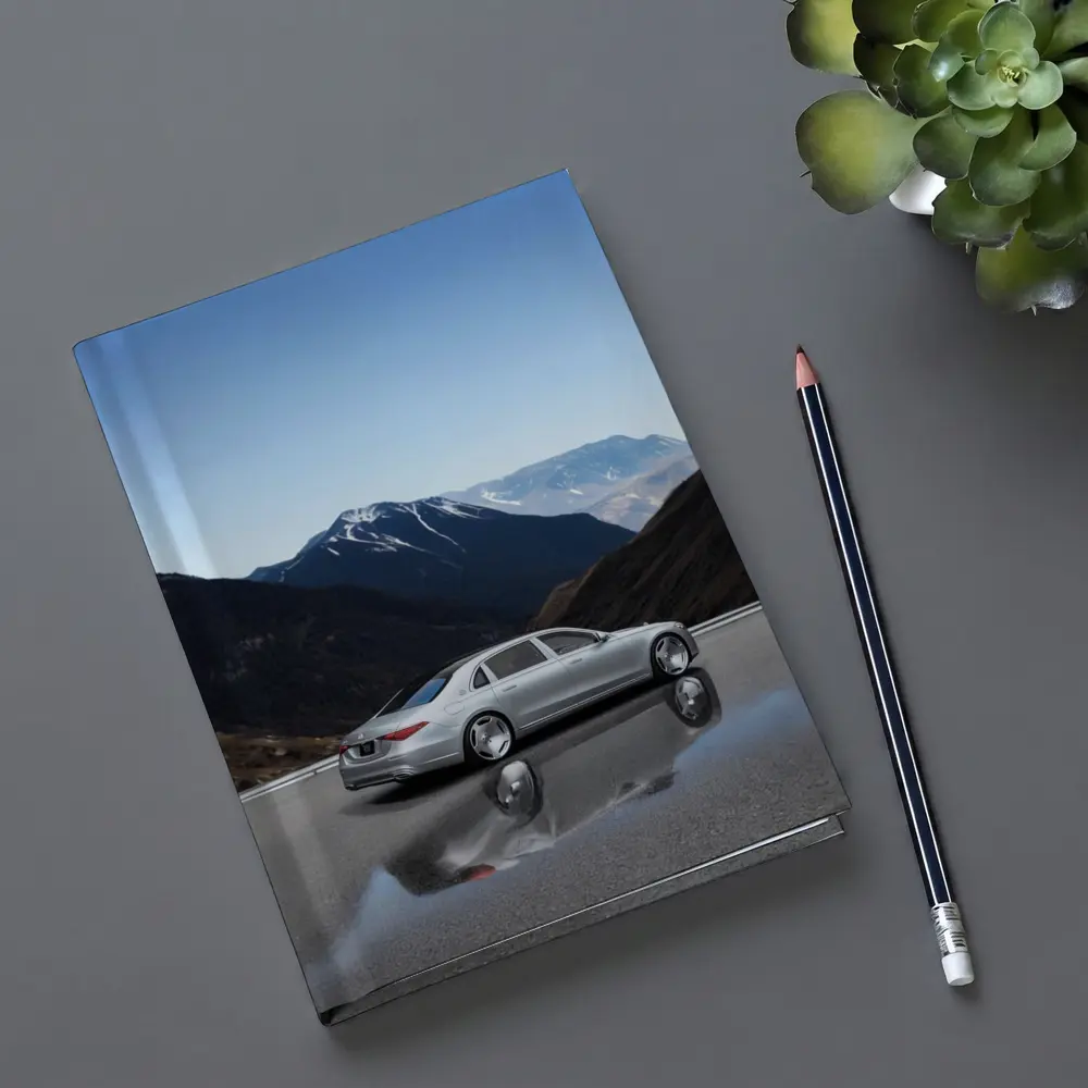Mercedes Maybach S Class Silver Mountain Road – Notebooks
