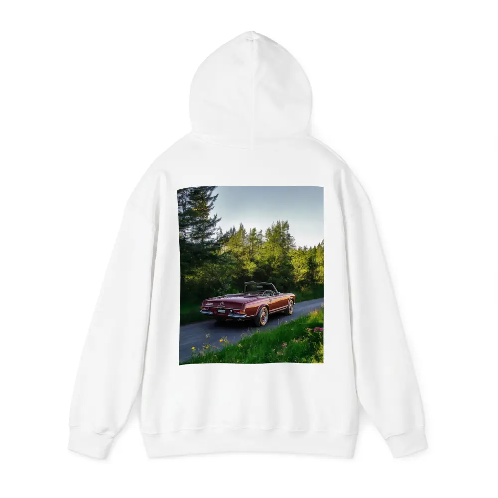 Mercedes SL Classic Convertible Forest Road – Hoodies