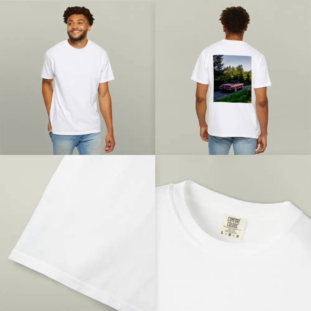 Mercedes SL Classic Convertible Forest Road – T-Shirts