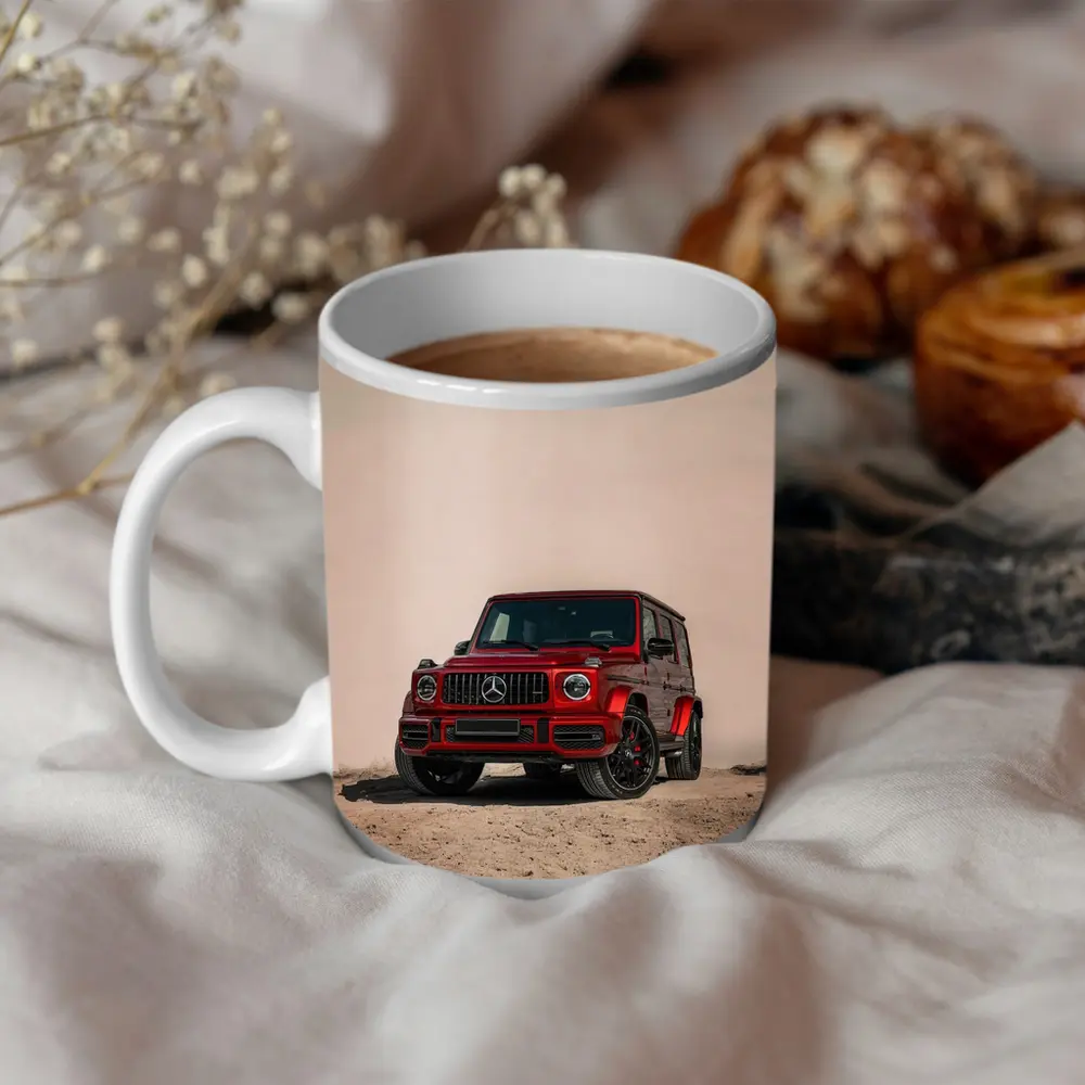 Mercedes AMG G Class Red Desert Scene – Mugs