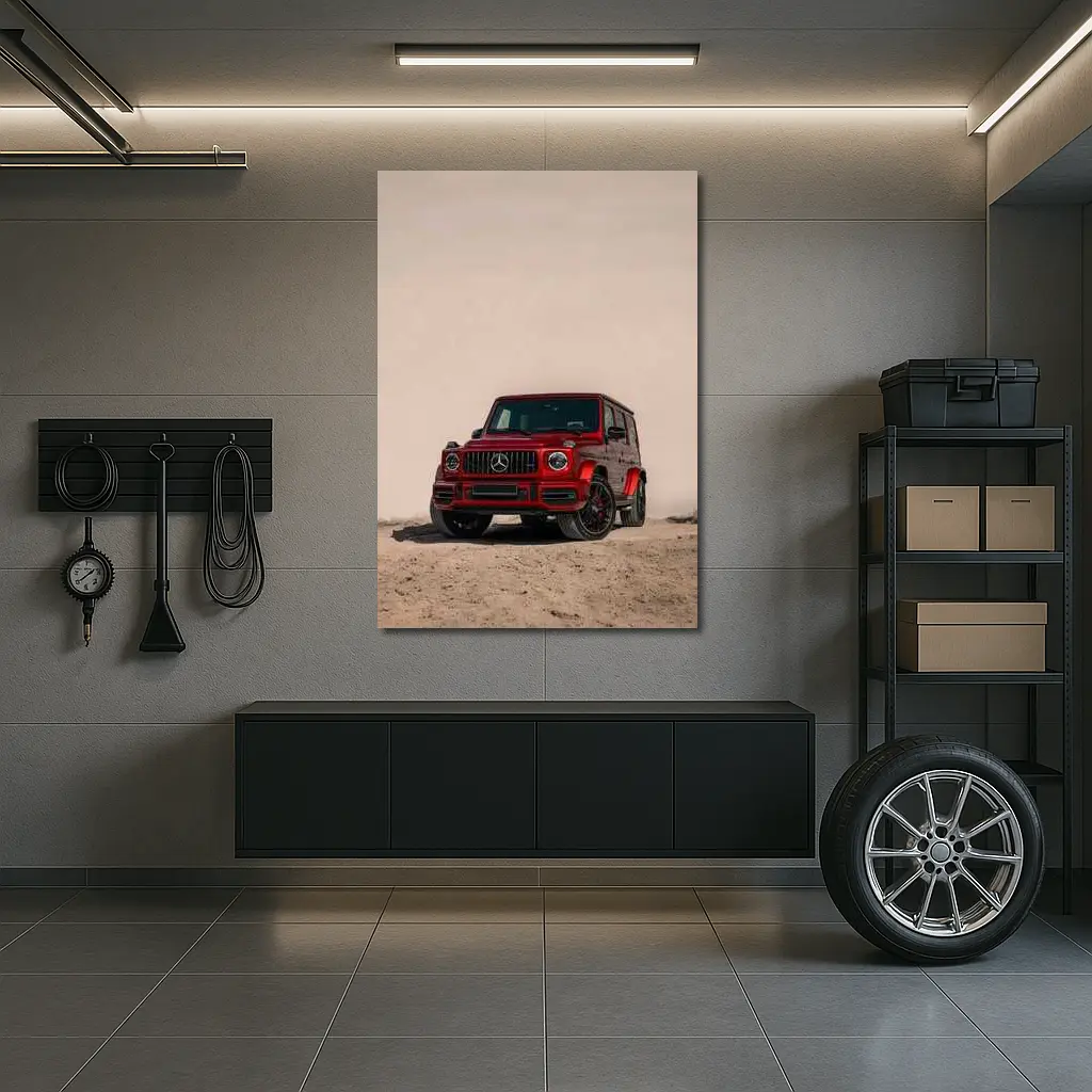 Mercedes AMG G Class Red Desert Scene – Wall Art