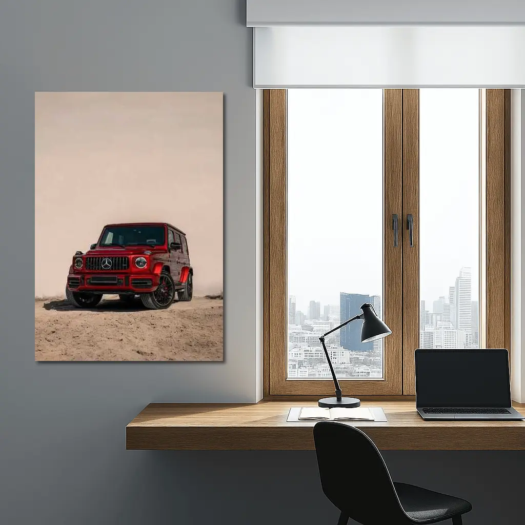 Mercedes AMG G Class Red Desert Scene – Wall Art