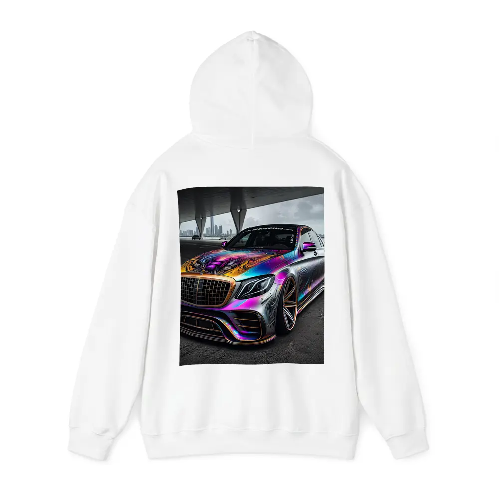 Mercedes S Class Colorful Custom Wrap Art – Hoodies