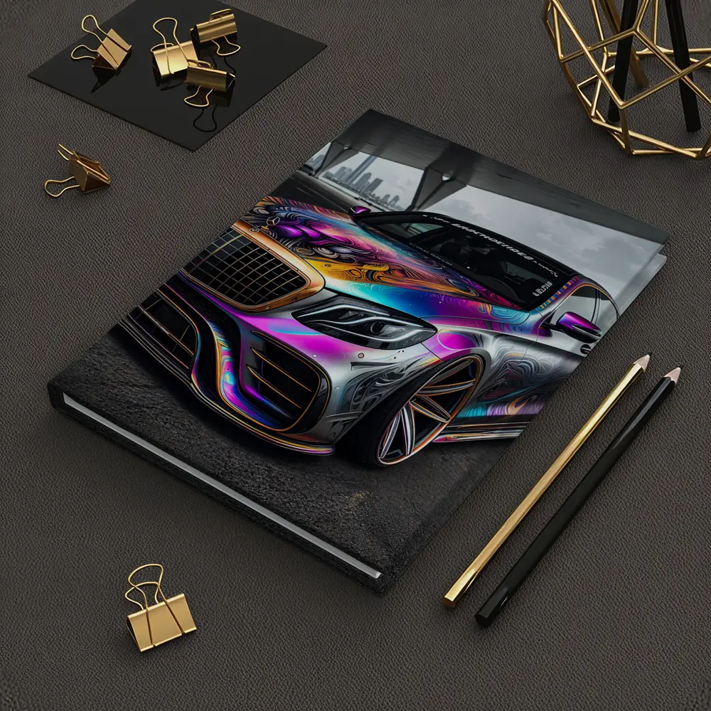 Mercedes S Class Colorful Custom Wrap Art – Notebooks