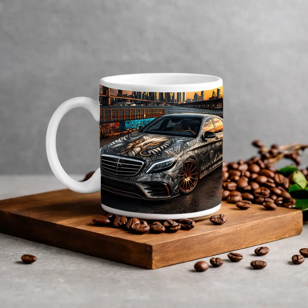 Mercedes S Class Custom Tattoo Art City – Mugs
