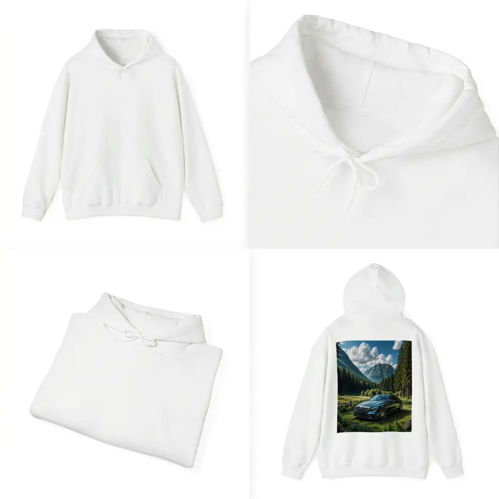 Mercedes S Class Mountain Forest Luxury Sedan – Hoodies
