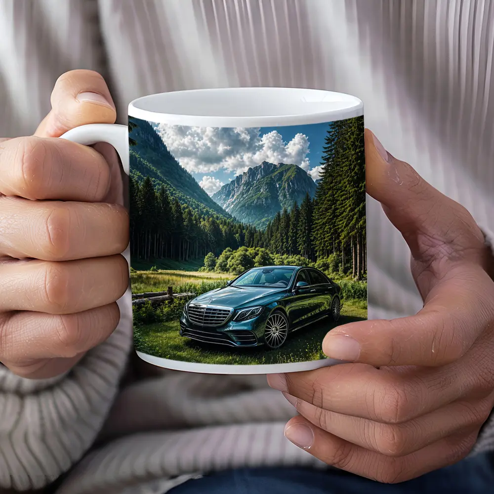 Mercedes S Class Mountain Forest Luxury Sedan – Mugs