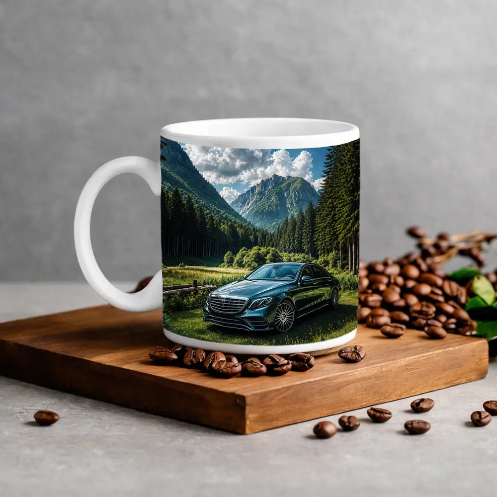 Mercedes S Class Mountain Forest Luxury Sedan – Mugs