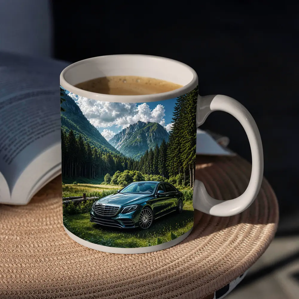 Mercedes S Class Mountain Forest Luxury Sedan – Mugs
